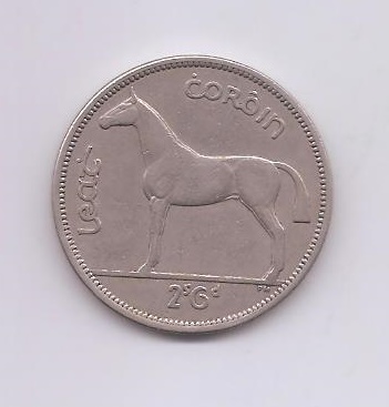 IRLANDA DEL AÑO 1951 DE 1/2 CROWN